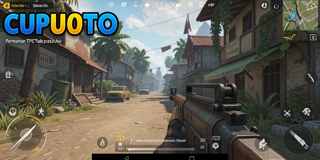 Tampilan gameplay CUPUTOTO yang seru dan mendebarkan di medan perang.