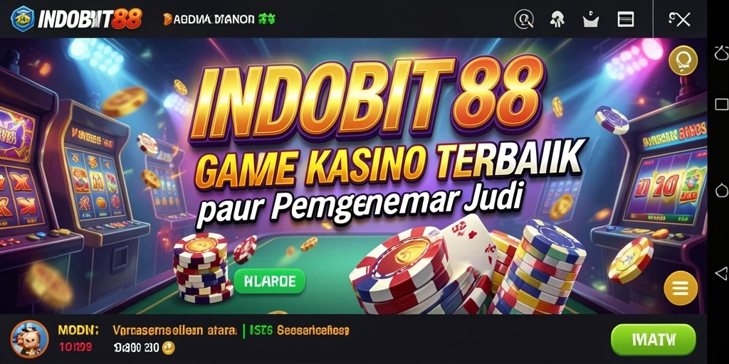 Tampilan menarik dari gameplay kasino yang mengasyikkan di INDOBIT88.
