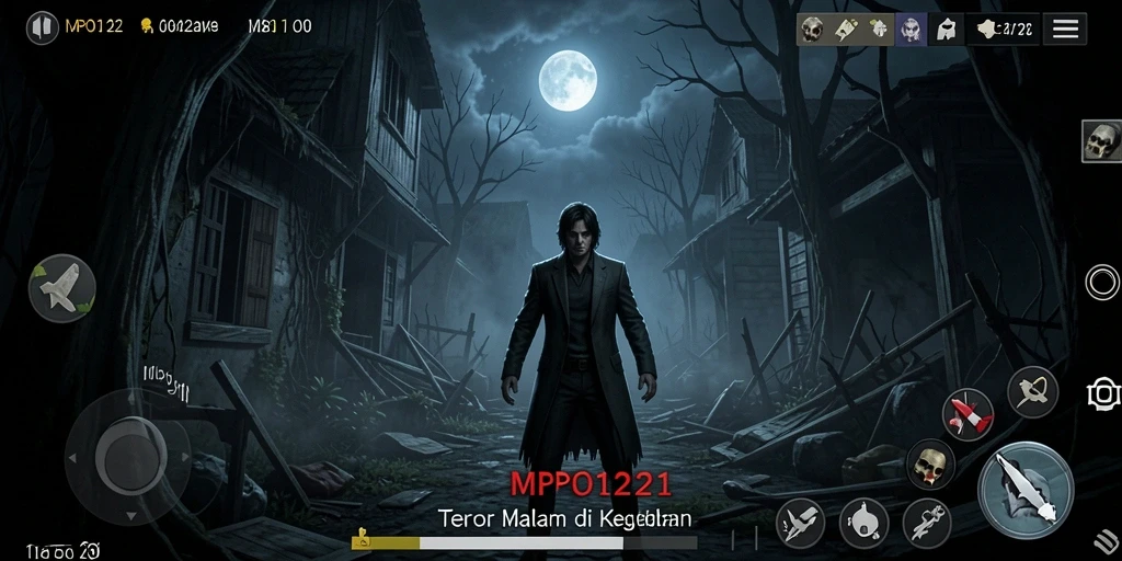 Tampilan mendebarkan dari gameplay horor MPO1221.
