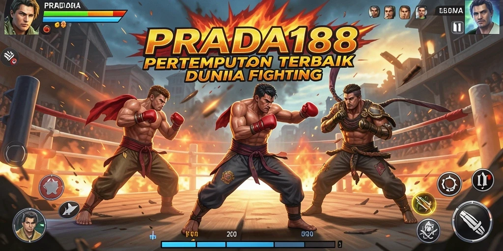 Screenshot gameplay PRADA188 menampilkan aksi bertarung yang mendebarkan.