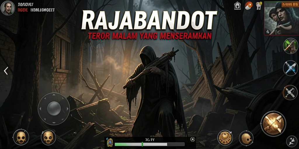 Pengalaman mencekam dalam gameplay RAJABANDOT yang penuh ketegangan.
