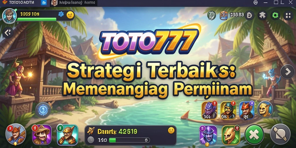 Tampilan menarik dari gameplay TOTO777 yang penuh strategi.