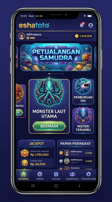 Fitur pencarian cepat di aplikasi eshatoto untuk menemukan aplikasi.
